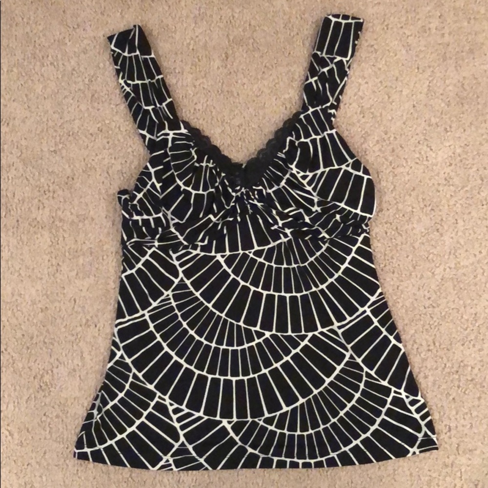 White House Black Market patterned camisole